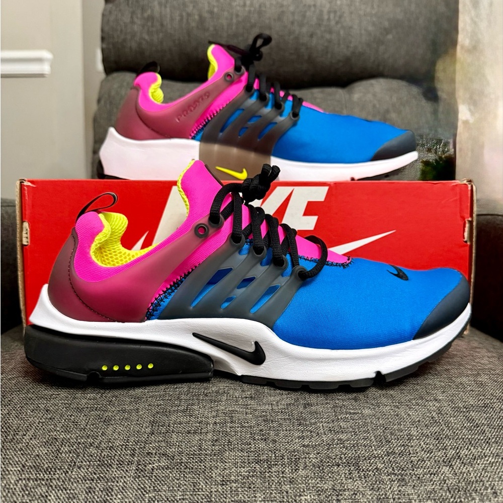 Nike Air Presto Pink Blast Photo Blue Black Volt Multicolor Men's